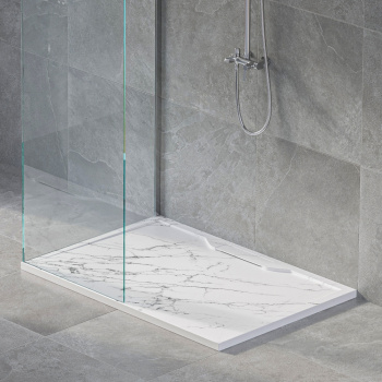 Душевой поддон прямоугольный RGW STE STE MW белый мрамор 900x1200 мм 52342912-14