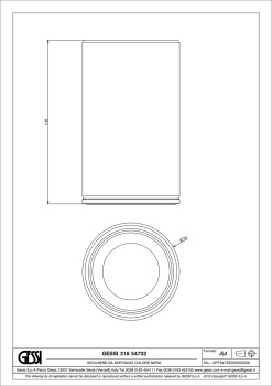 Стакан Gessi 54732.726 Warm Bronze Brushed PVD