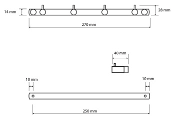 Крючок Bemeta Neo 104606115