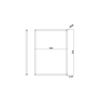 Зеркало Burlington Gold A11 GOL