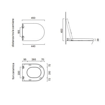 Сиденье для унитаза Catalano Sfera/Zero AVVOLGENTE, белый глянцевый 551000001