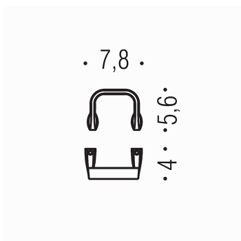 Крючок Colombo Trenta PT27 черный матовый BPT27.NM