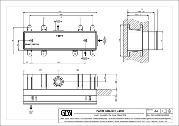 Скрытая часть смесителя Gessi 44639.031 Chrome