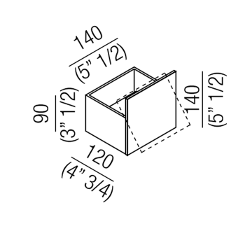 Крючок, вешалка Bemeta VIA 102306172 - хром 3×7×5