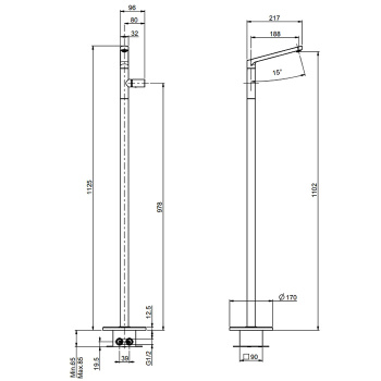Смеситель для раковины Fima Carlo Frattini Nomos Go F4171NCR хром