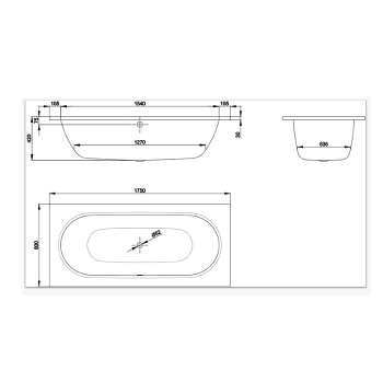 Стальная ванна Bette Starlet 175x80 1450-000 PLUS