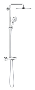 Душевая система GROHE Rainshower SmartActive 310 Cosmopolitan, круглый, 1 режим струи, с термостатом, хром 27966001