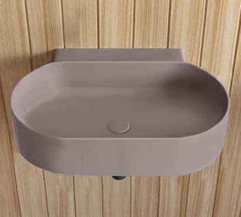 Раковина подвесная Cielo Mare MRLS50SF CP 50 см розовый