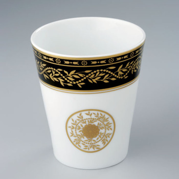 Стакан THG Marquise Noir Decor Or A7F-A02-4608 белый