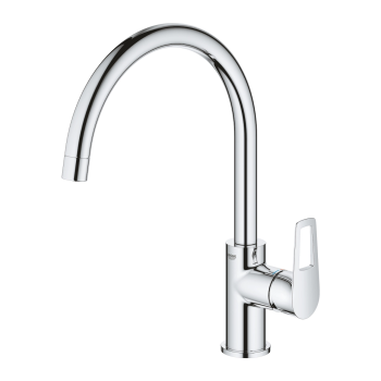 Смеситель для мойки с высоким C-образным изливом Grohe Start Loop 31374001