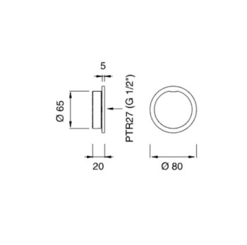 Смеситель для ванны CЕА Design Giotto TRM 08 S с термостатом сталь