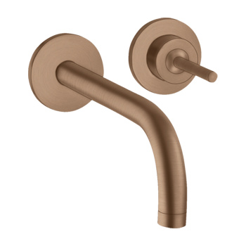 Смеситель для раковины Axor Uno 38113310 золото