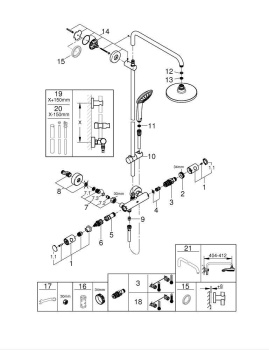 Душевая стойка Grohe Euphoria System 180 27296001