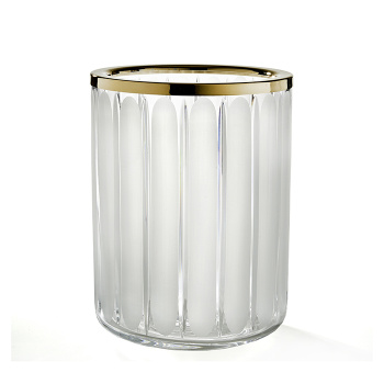 3SC Montblanc Ведро 20х20хh28см, цвет: прозрачный хрусталь/золото 24к. Lucido MB65ACRGD