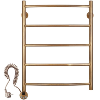 Полотенцесушитель электрический Secado Милан 1 4603777478759 60х53 правый бронза