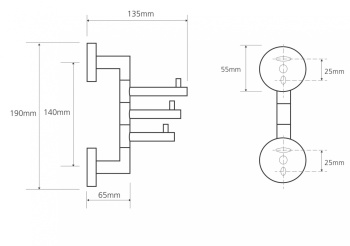Крючок Bemeta Omega 104206072