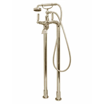 Bossini Liberty Смеситель для ванны, напольный, высота 890 мм, душ лейка Liberty шланг латунь, 150 с