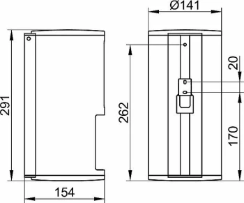 Держатель туалетной бумаги Keuco Plan 14969010000 на несколько рулонов, хром