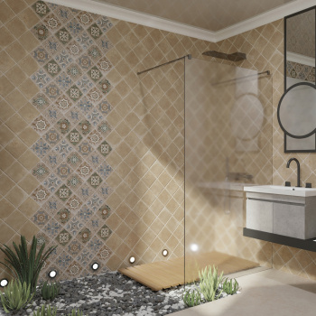 Керамическая плитка Eletto Ceramica Cartagena Stone Decor 15x15 см 00-00108656