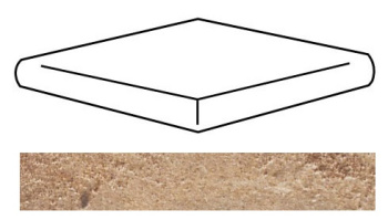 Ступени Ступень угловая D'Anticatto Marrone 33*33,4