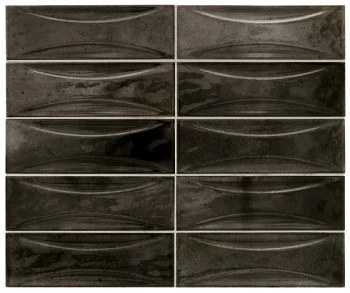 Плитка EQUIPE Hanoi Arco Black Ash 6,5X20 30040