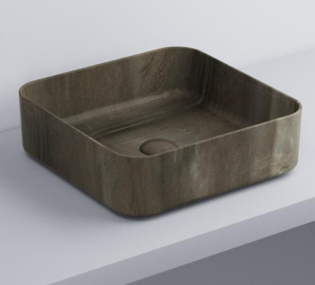 Раковина накладная Cielo Shui Comfort SHCOLAQ40- BP 40 см зеленый