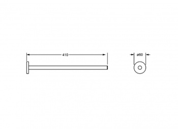 Держатель для полотенец Jorger Charleston Royal 632.00.004.000 chrome