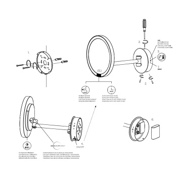 Косметическое зеркало Decor Walther Round 125600 хром