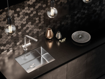 Мойка кухонная Omoikiri Taki 54-U/IF GM вороненая сталь 4973107