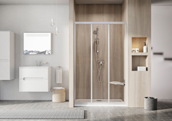 Душевая дверь Ravak Supernova ASDP3-90 см сатиновый профиль, матовое стекло 00V70UR2ZG