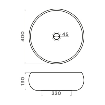 Раковина накладная Omoikiri Fumico-NU орех 4972079