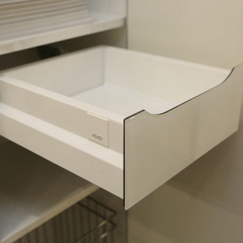 Шкаф-пенал Keuco Royal Reflex 35 34031140002 матовый трюфель\матовый трюфель стекло