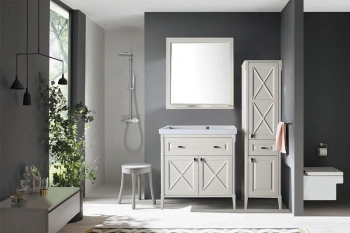 Зеркало ASB-Woodline Монте 80см с полочкой  10776