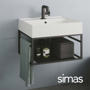 Раковина подвесная Simas Agile AG 61 bi*0 61 см белый