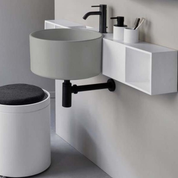 Раковина подвесная Cielo Sella SELS PM 40 см серый