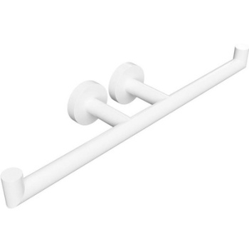 Двойной держатель туалетной бумаги Bemeta White 104201074 белый