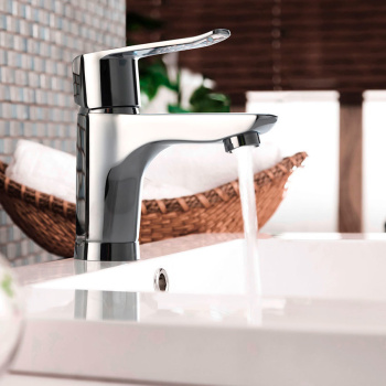 Смеситель для раковины Ramonsoler Ypsilon с холодным открытием и донным клапаном plus 6491VA9065