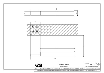 Держатель туалетной бумаги Gessi Inciso 66455.707 Black Metal Brushed PVD