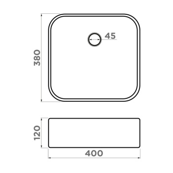 Раковина накладная Omoikiri June-LI lipstick 4972074
