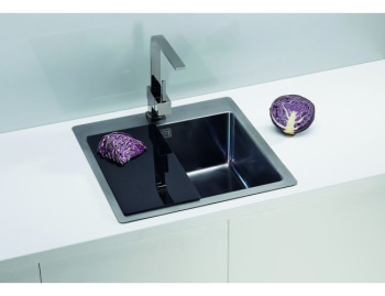 Мойка PURE MONARCH 30 ANTHRACITE-90 FS 515X525 в компл. с выпуском без сифона,