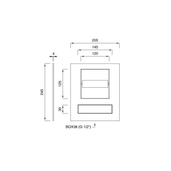 Гидроершик для унитаза CЕА Design PLA 23 с бумагодержателем сталь