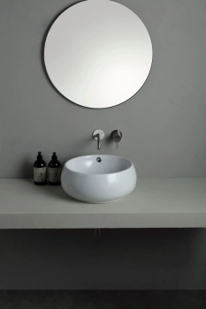 Раковина накладная 40 х 40 см, белый Alice Ceramica Tulip Small RASPR025