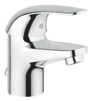 Смеситель для раковины Grohe Euroeco 32881000 с цепочкой, хром