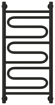 Полотенцесушитель водяной Сунержа Элегия+ 800х400 31-0205-8040 матовый черный