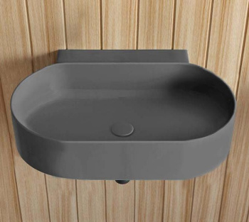 Раковина подвесная Cielo Mare MRLS50SF CM 50 см серый