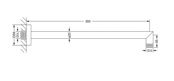 Кронштейн Jorger Turn 649.13.785.000 chrome