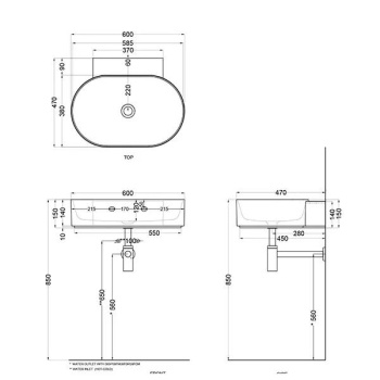 Раковина подвесная Cielo Mare MRLS60SF AL 60 см зеленый