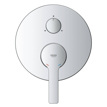 Внешняя часть смесителя для ванны GROHE Lineare с переключателем на 3 положения, хром 24095001