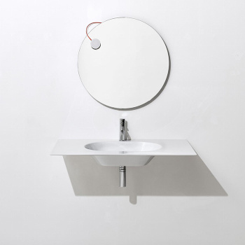 Раковина подвесная Simas Wave WA100 bi*1 100 см белый