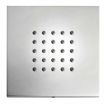 Bossini Cubic Flat Настенная форсунка 10х10 см, цвет: хром I00176.030